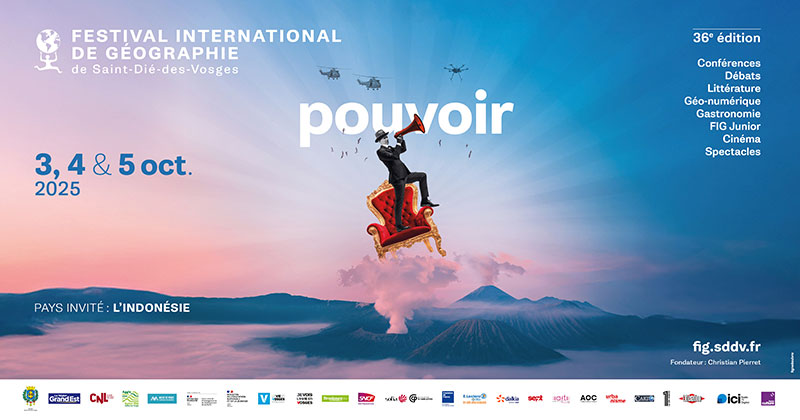 Affiche du Festival international de géographie 2025