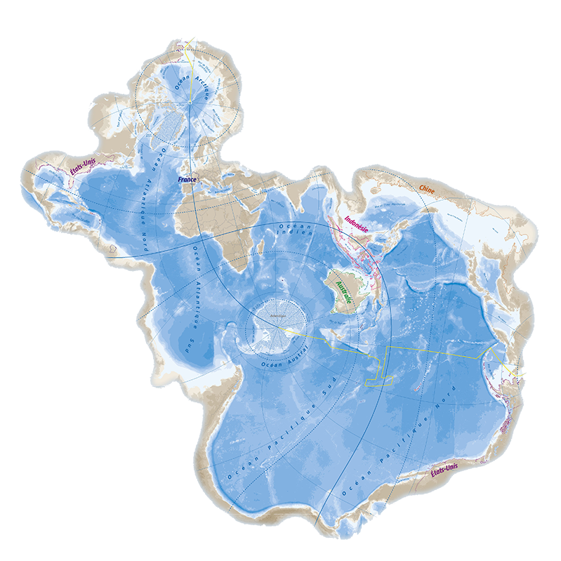 Carte de Spilhaus