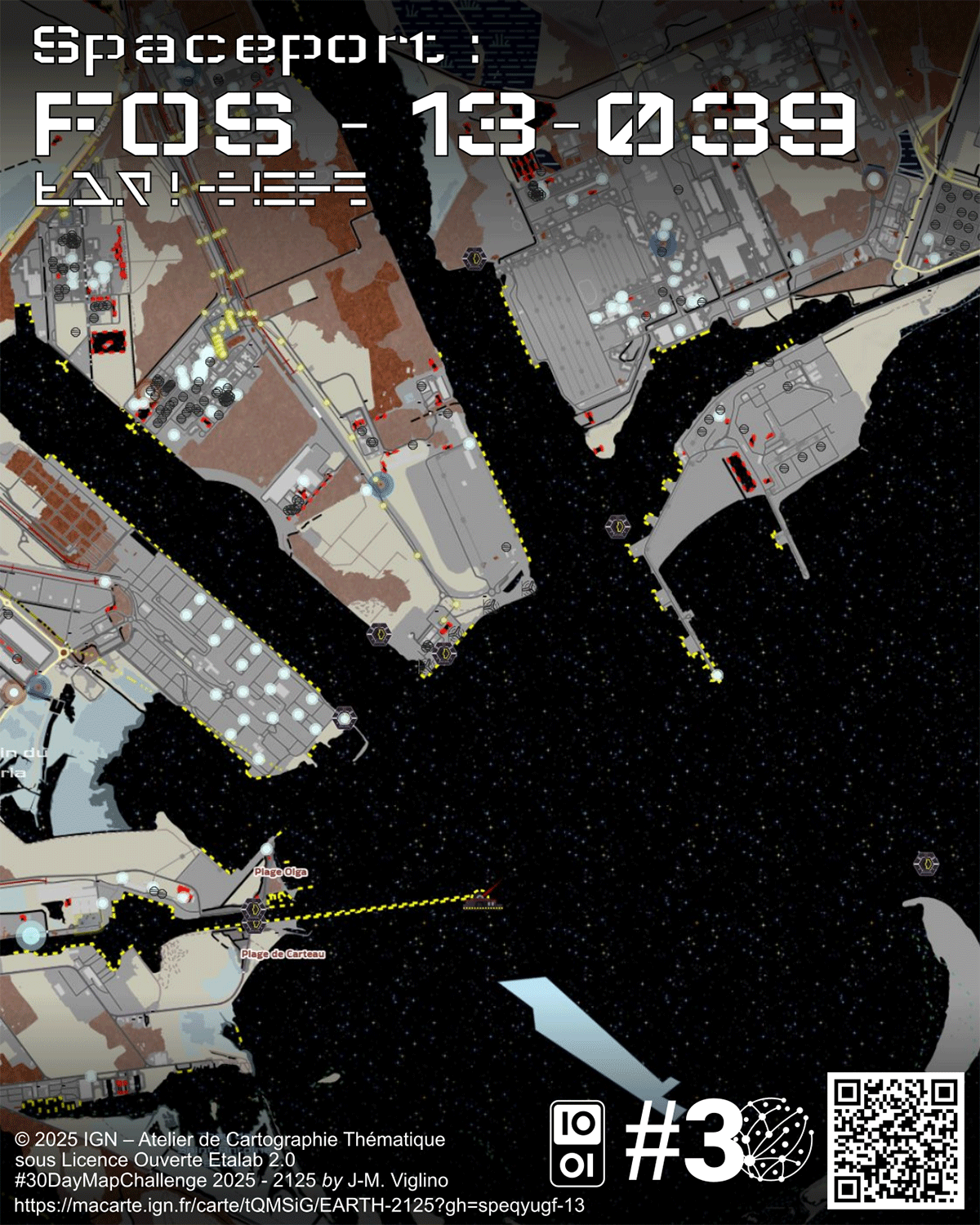  Carte - Spaceport Fos-sur-Mer 2125