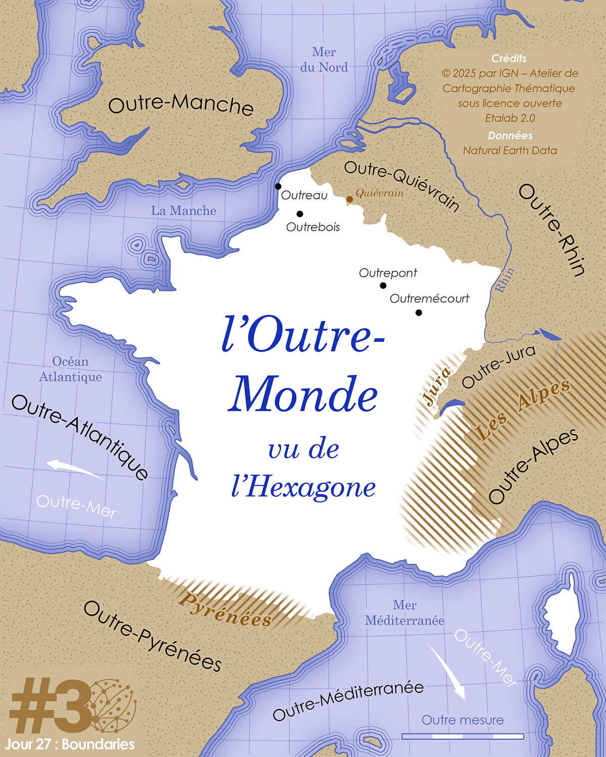 Carte – L’Outre-monde vu de l’hexagone