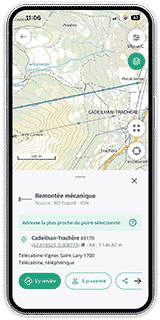 Application Cartes IGN - Remontée mécanique - janvier 2026