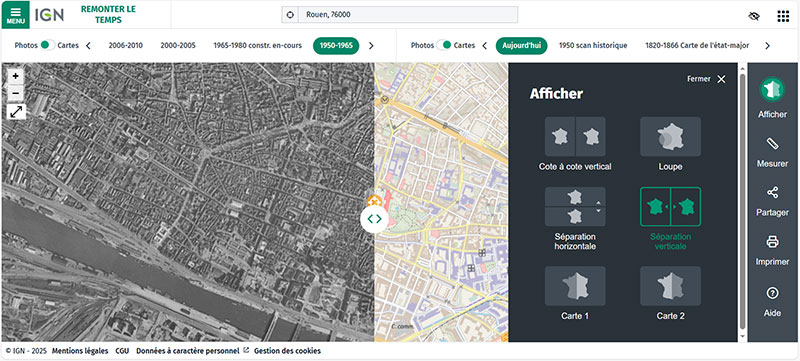 Les différents modes d’affichage des données