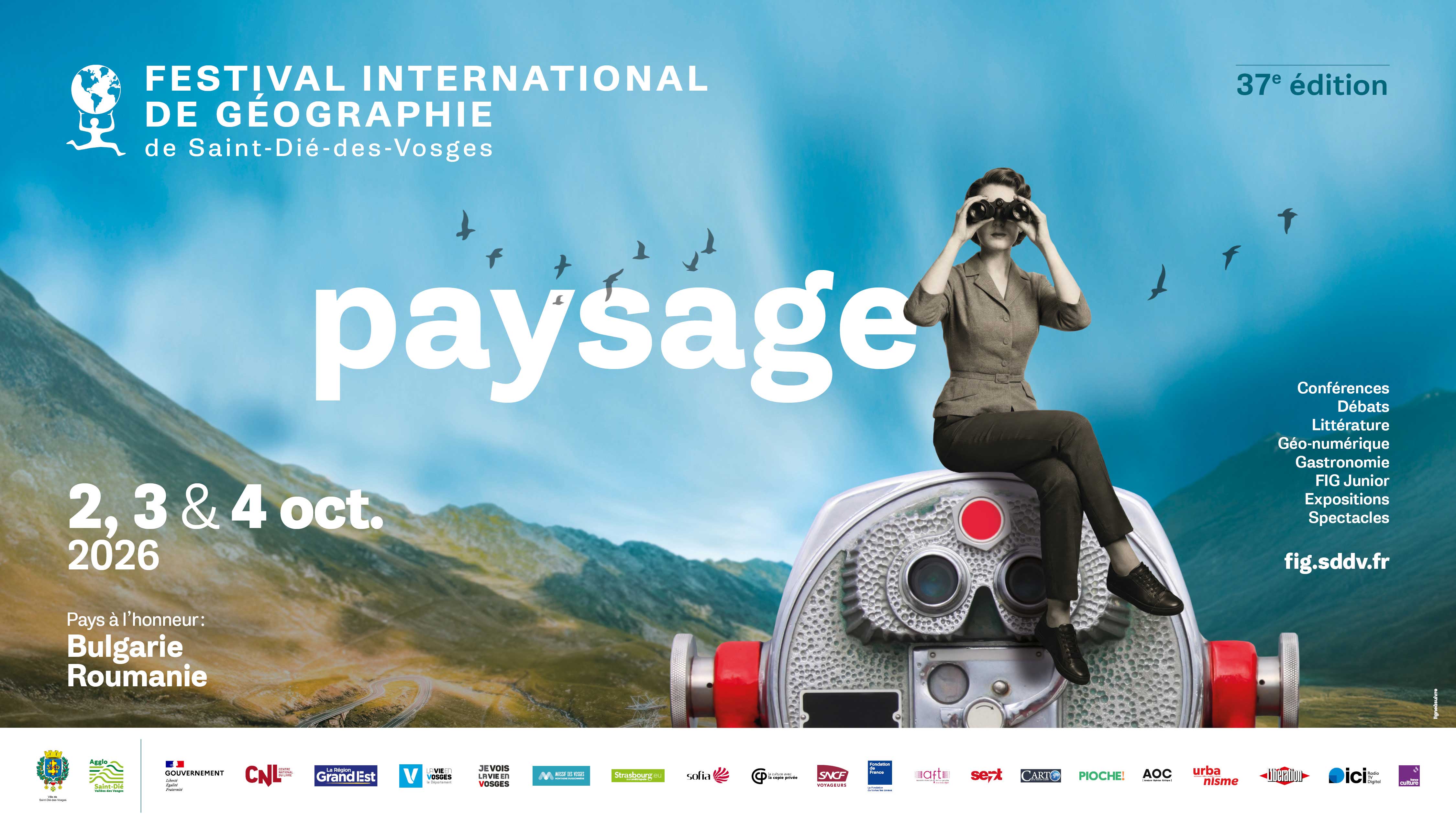 Festival international de géographie 2026 Affiche du Festival international de géographie 2026