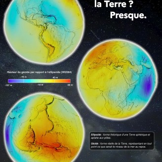 Carte de l'atelier de cartographie IGN - Ronde, la Terre ? Presque