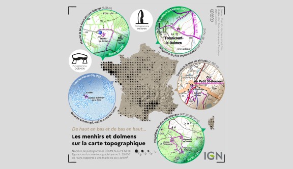 Carte de France du patrimoine mégalithique