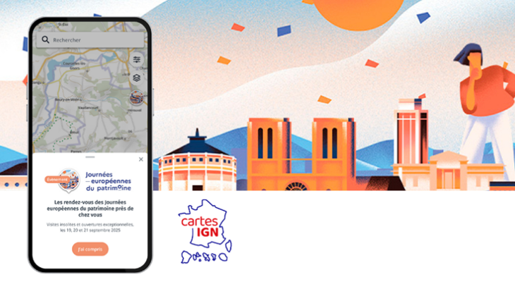 Aperçu de l'application Cartes IGN