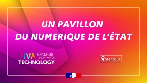 Un pavillon du numérique de l'État à Viva Technology 2024
