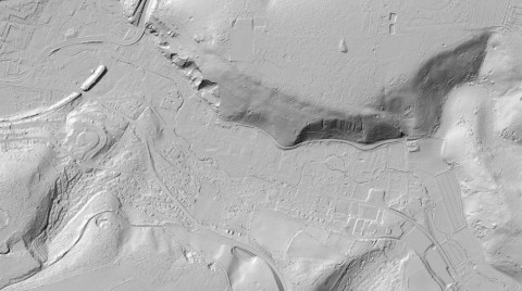 Modèle numérique de terrain (MNT) de la ville de Saint-Léger-du-Bourg-Denis (76)
