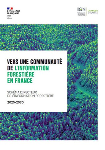 Première de couverture du Schéma directeur de l'information forestière 2025-2030
