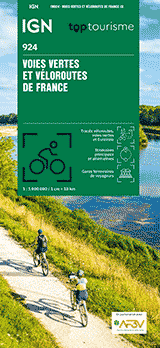 Couverture de la carte Voies vertes et véloroutes de France 2026