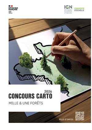 Affiche concours carto 2026 de l'IGN
