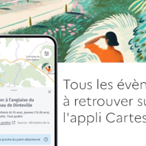 Tous les évènements à retrouver sur l'appli Cartes IGN
