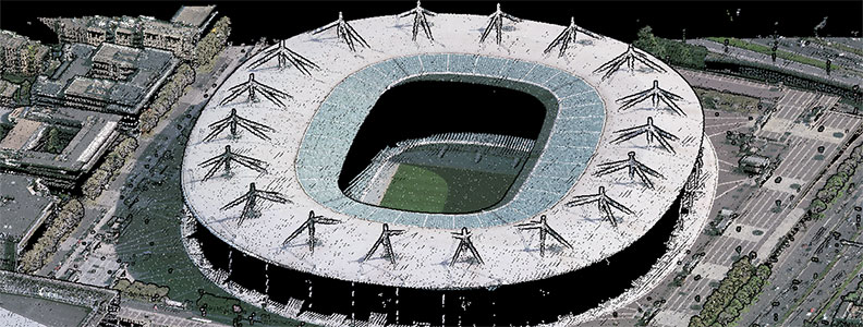 Nuage de points - Stade de France (93)