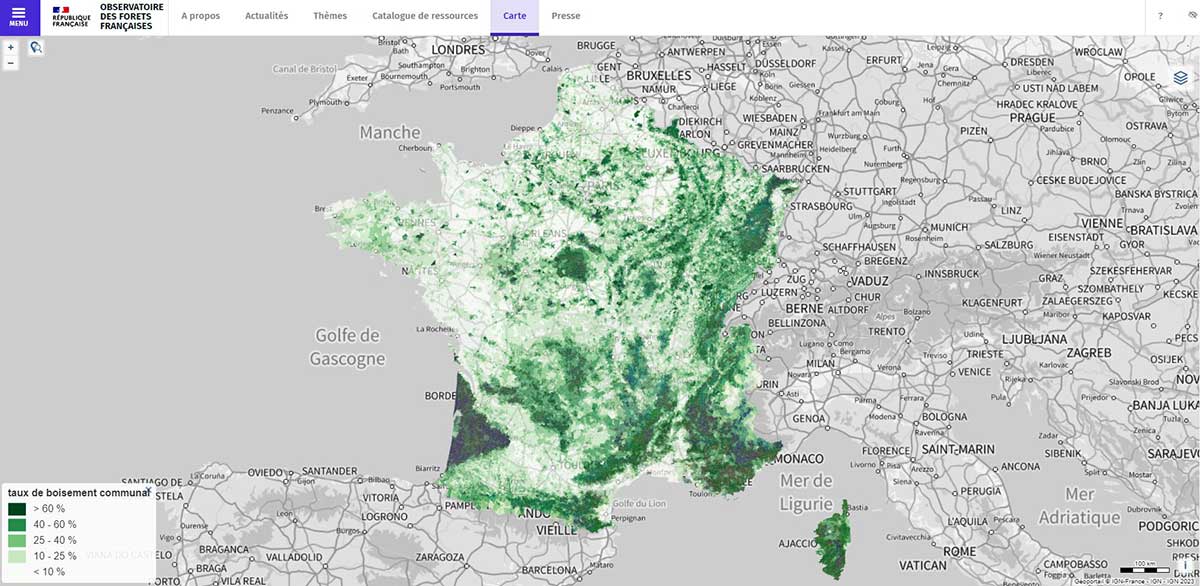 Lancement de l'Observatoire des forêts françaises